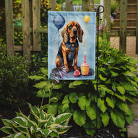Bloodhound Happy Birthday Garden Flag