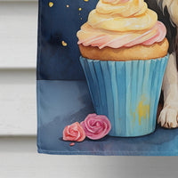 Border Collie Happy Birthday House Flag