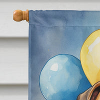 Boxer Happy Birthday House Flag