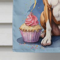 Boxer Happy Birthday House Flag