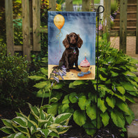 Boykin Spaniel Happy Birthday Garden Flag