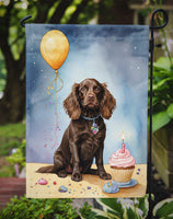 Boykin Spaniel Happy Birthday Garden Flag