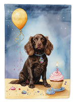 Boykin Spaniel Happy Birthday Garden Flag