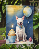Bull Terrier Happy Birthday Garden Flag