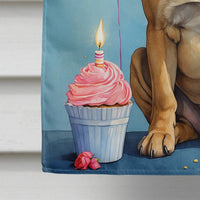 Bullmastiff Happy Birthday House Flag
