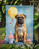 Bullmastiff Happy Birthday Garden Flag