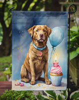 Chesapeake Bay Retriever Happy Birthday Garden Flag