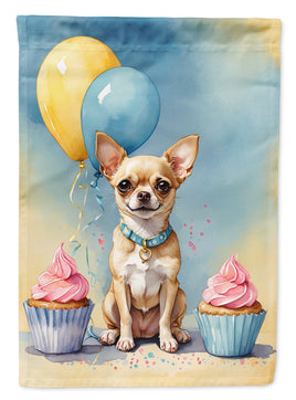 Chihuahua Happy Birthday Garden Flag