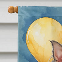 Chinese Crested Happy Birthday House Flag