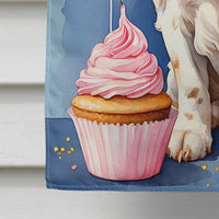 Clumber Spaniel Happy Birthday House Flag