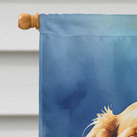 Cocker Spaniel Happy Birthday House Flag
