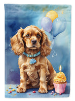 Cocker Spaniel Happy Birthday Garden Flag