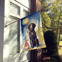 Curly Coated Retriever Happy Birthday House Flag