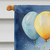 Curly Coated Retriever Happy Birthday House Flag