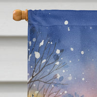 Boxer with Santa Claus House Flag