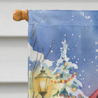 Brussels Griffon with Santa Claus House Flag