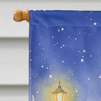 Doberman Pinscher with Santa Claus House Flag