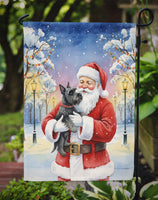 Scottish Terrier with Santa Claus Garden Flag
