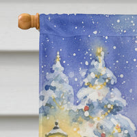 Shar Pei with Santa Claus House Flag