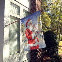 Sphynx Cat with Santa Claus House Flag