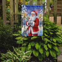 Pigeon with Santa Claus Garden Flag