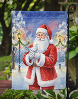 Pigeon with Santa Claus Garden Flag
