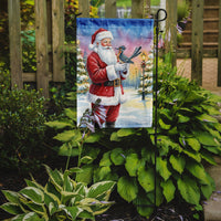 Roadrunner with Santa Claus Garden Flag
