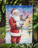 Roadrunner with Santa Claus Garden Flag