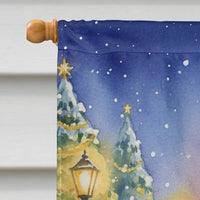 Society Finch with Santa Claus House Flag