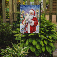 Umbrella Cockatoo with Santa Claus Garden Flag