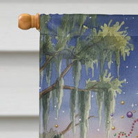 Cajun Santa Claus in the Bayou Christmas Parade Christmas House Flag