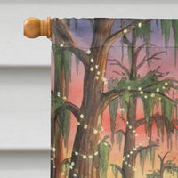 Cajun Santa Claus with Crawfish Christmas House Flag