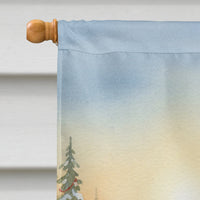 Fishing Santa Claus with Crappie Christmas House Flag