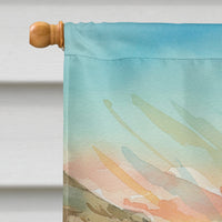 Santa Claus on Route 1 Christmas House Flag