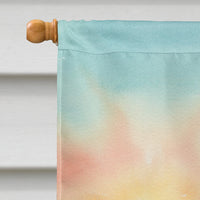 Santa Claus Surfing Christmas Morning Christmas House Flag