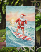 Santa Claus Surfing Christmas Morning Christmas Garden Flag