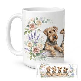 Caroline's Treasures Airedale Terrier Ceramic Coffee Mug 15 oz