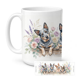 Caroline's Treasures Australian Cattle Dog Ceramic Coffee Mug 15 oz