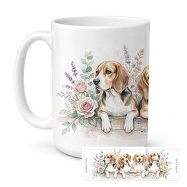 Caroline's Treasures Beagle Ceramic Coffee Mug 15 oz