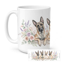 Caroline's Treasures Belgian Malinois Ceramic Coffee Mug 15 oz