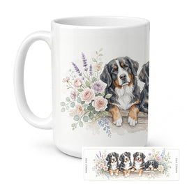 Caroline's Treasures Bernese Mountain Dog Ceramic Coffee Mug 15 oz