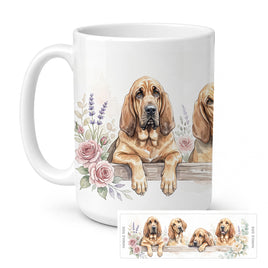 Caroline's Treasures Bloodhound Ceramic Coffee Mug 15 oz