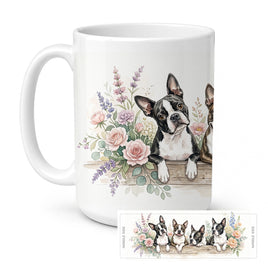 Caroline's Treasures Boston Terrier Ceramic Coffee Mug 15 oz