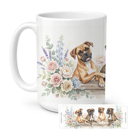 Caroline's Treasures Boxer Ceramic Coffee Mug 15 oz