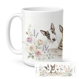 Caroline's Treasures Bull Terrier Ceramic Coffee Mug 15 oz
