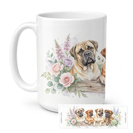 Caroline's Treasures Bullmastiff Ceramic Coffee Mug 15 oz