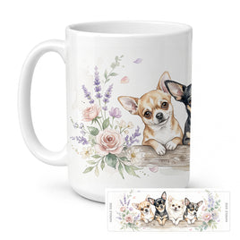 Caroline's Treasures Chihuahua Ceramic Coffee Mug 15 oz