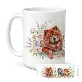 Caroline's Treasures Chow Chow Ceramic Coffee Mug 15 oz