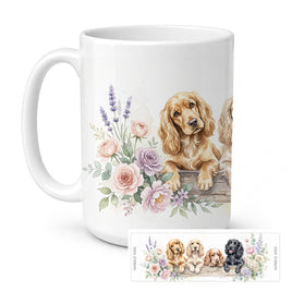Caroline's Treasures Cocker Spaniel Ceramic Coffee Mug 15 oz