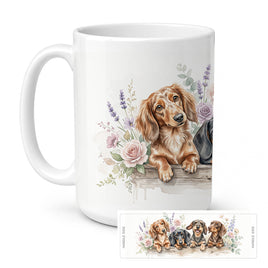 Caroline's Treasures Dachshund Ceramic Coffee Mug 15 oz
